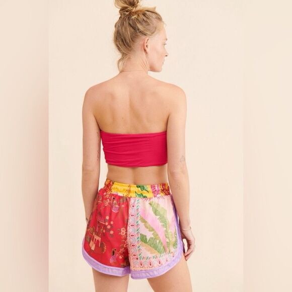 FARM Rio | Mixed Scarves Tropical Printed Shorts - Picture 5 of 8